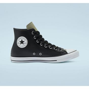 Converse Chuck Taylor All Star Faux Kožené Digital Terrain Cierne - Panske Tenisky